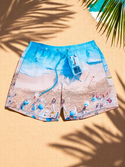 Royalfashion Men's Sports Shorts with Protective Mesh