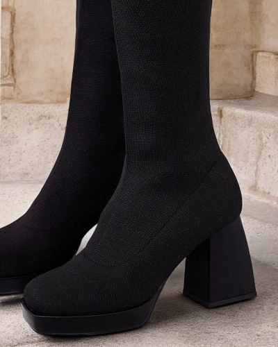 Royalfashion Women's slip-on over-the-knee boots Arumii