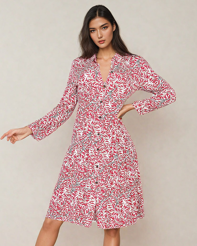 Royalfashion Naiste trükitud midi-kleit