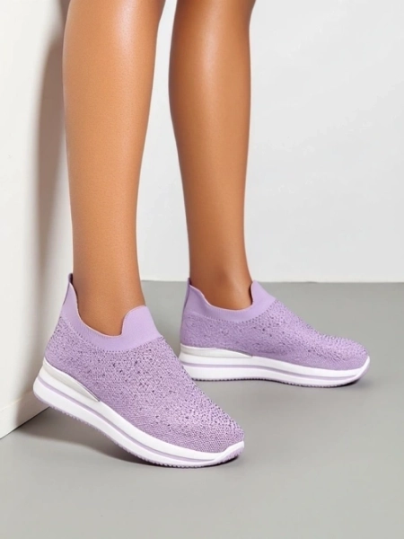 Royalfashion Slip-on naiste spordijalatsid sädelustega Adeq