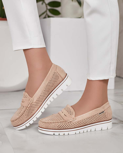 Royalfashion Ажурные женские мокасины Leteller