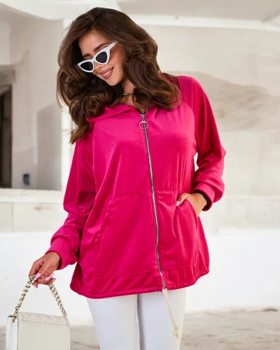 Royalfashion Naiste tõmblukuga dressipluus