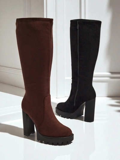 Naiste öko-seemisnahast poolsaapad jämeda kontsaga GaleNest