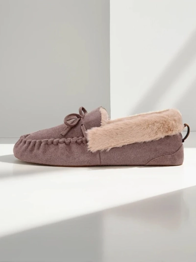Royalfashion Women's moccasins with fur Ahtikes