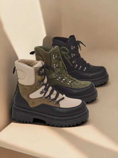 Royalfashion Women's Trapper Boots Savelly