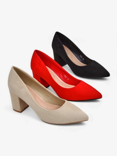 Royalfashion Women's eco suede pumps Ugandes