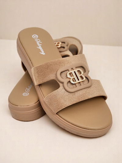 Royalfashion Женские шлепанцы на плоской подошве ChicStep