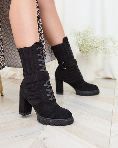 Royalfashion Black women's insulated Sehhra stiletto boots