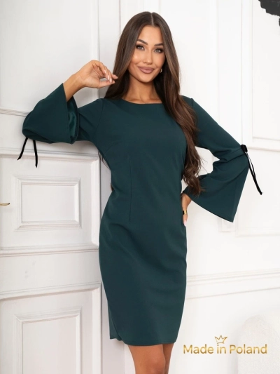 Women's mini dress with wide sleeves Anielle