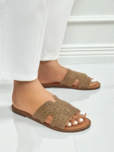 Rpyalfashion Naiste sandaalid dekoratiivse rihmaga Braida