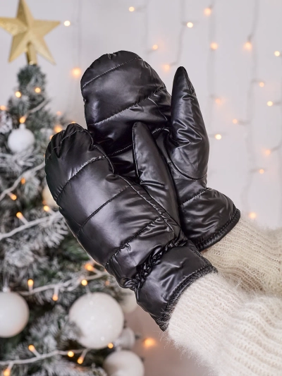 Royalfashion Women's Black Gloves