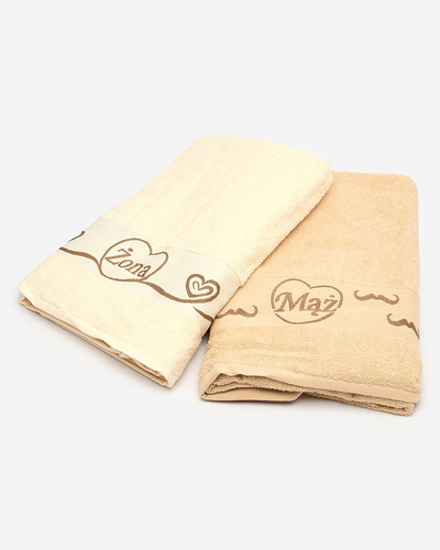 Royalfashion 2 puuvillasest rätikukomplektist