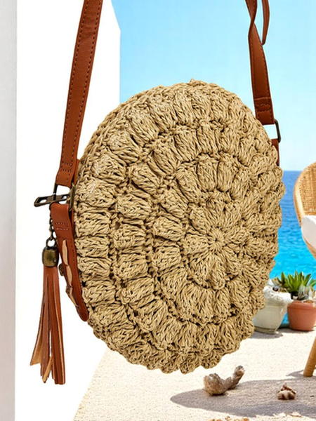 Royalfashion Маленькая соломенная женская сумка Solea Mini