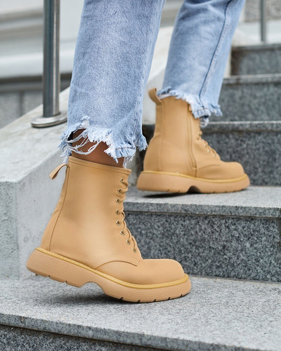 Royalfashion Matte light brown Kucillo women's boots