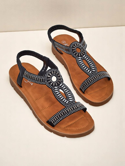 Royalfashion Женские сандалии с декоративными ремешками Ava Shine