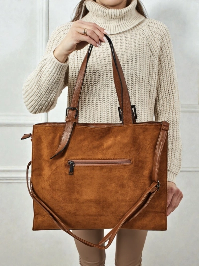 Women's shopper bag eco suede Daverna