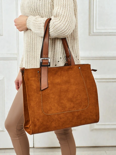 Naiste shopper-kott Daverna, öko-seemisnahast