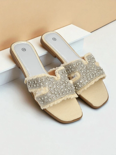 Royalfashion Women's sandals with rhinestones CrystalEase