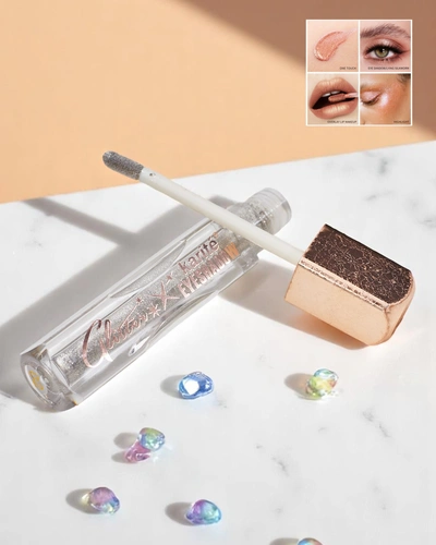 Sädelev vedelik silmalääts värviga Hõbe