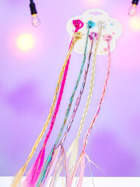 Royalfashion Värvilised klambritega patsid