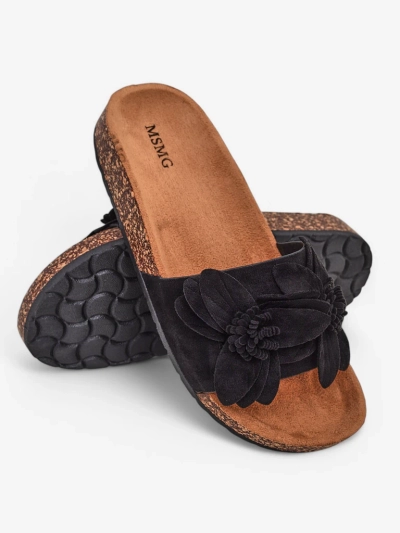 Royalfashion Women's sandals with flowers Foules