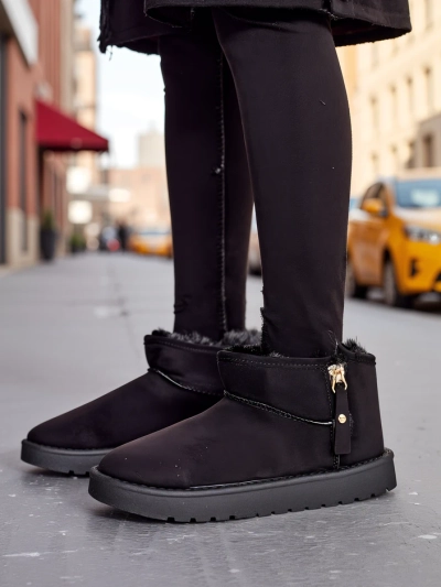 Royalfashion Short boots resembling women's snow boots Fefoz