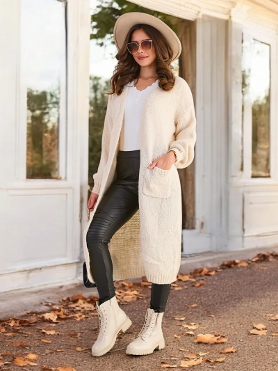 Royalfashion knitted women's cardigan