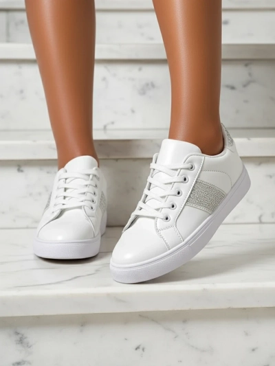 Luminosa Белые Кроссовки из Экологической Кожи