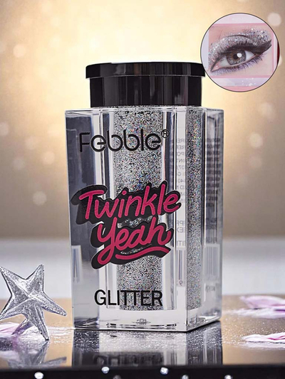 Twinkle Yeah Silver Glitter for face and body