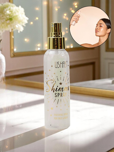 USHAS Summer Spray - Liquid Face and Body Highlighter Pearl