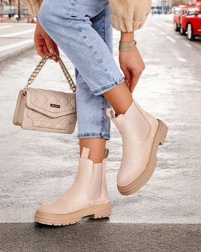 Royalfashion Veni's ankle boots with decorative strap Ozzoas