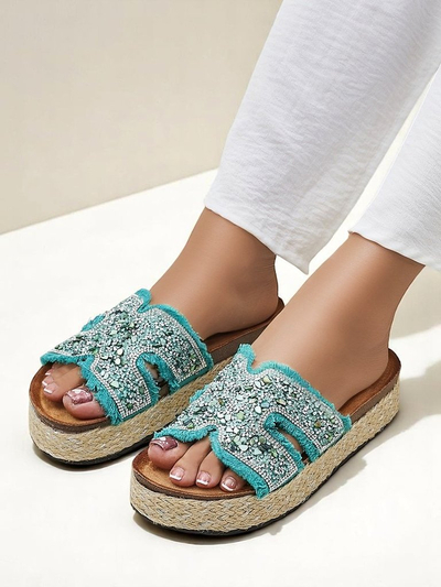 Royalfashion naiste sandaalid Candy Candy kaunistustega