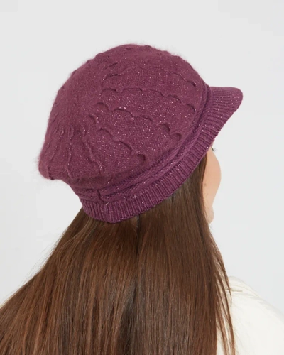 Royalfashion Kvinnonaavn beret med visir