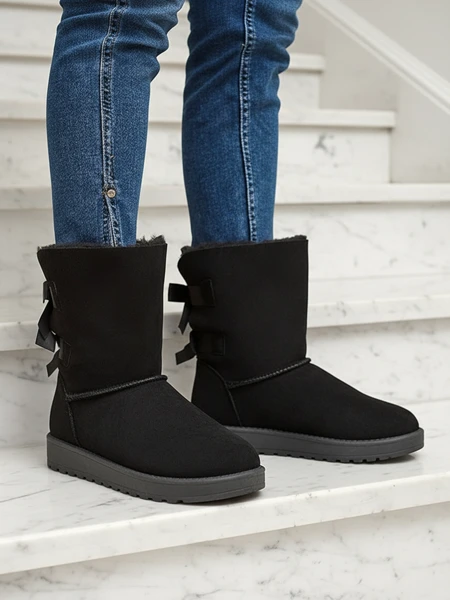 Stella seemisnahast ökonahast madala kontsaga saapad