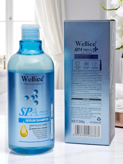 Professional hair shampoo with collagen – Intensive hydration and smoothing of hair 5-in-1