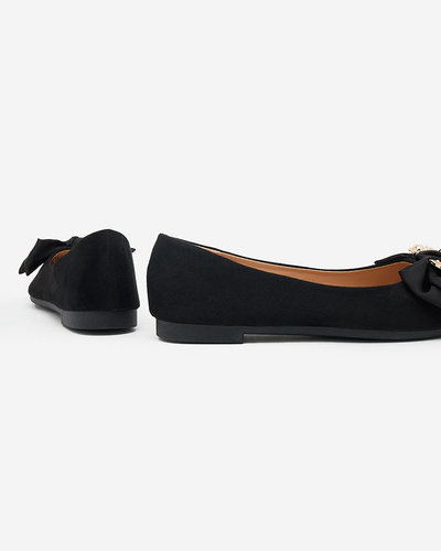 Royalfashion Women's ballerinas pointed toe with bow Retripo