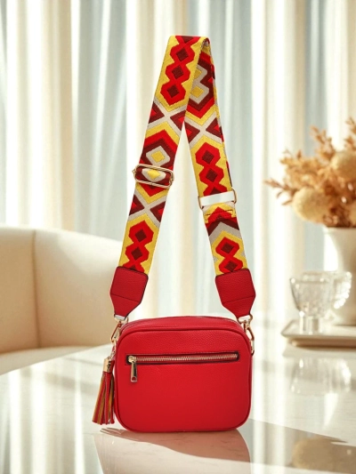 Royalfashion Väike naiste öko-nahast käekott värvilise rihmaga Kovi Lace