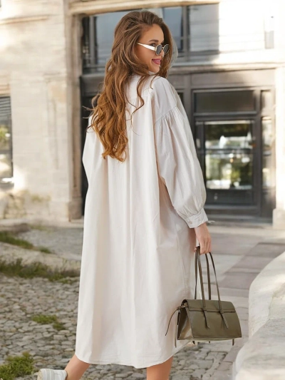 Royalfashion Puuvillane pikk naiste särk a'la kleit