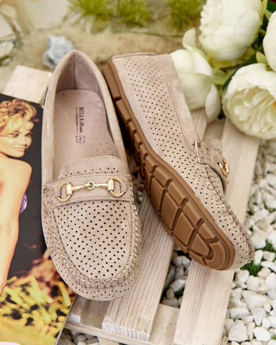 Royalfashion Women's openwork moccasins Mill