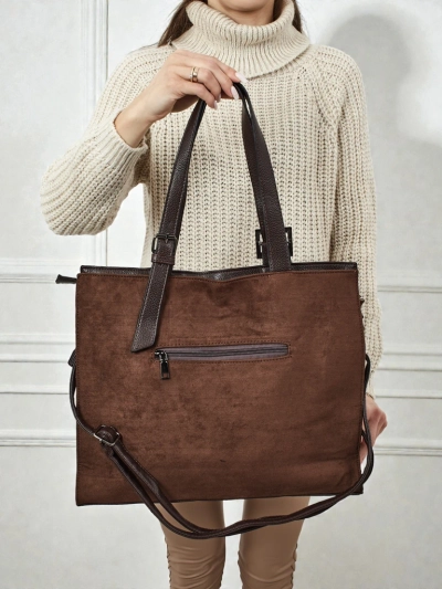 Naiste shopper-kott Daverna, öko-seemisnahast