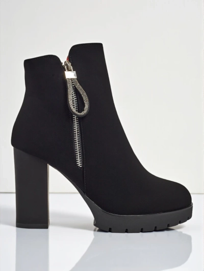 Naiste öko-nahast jämeda kontsaga poolsaapad Marellin