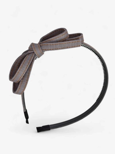 Royalfashion Headband with Bow Denim Style