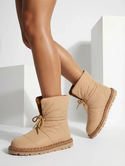 Royalfashion Женские сапоги-скольжения коричневого цвета Nevonsis