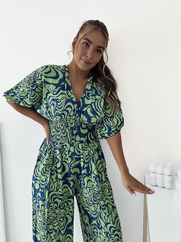 Royalfashion Mustriline naiste kombinesoon