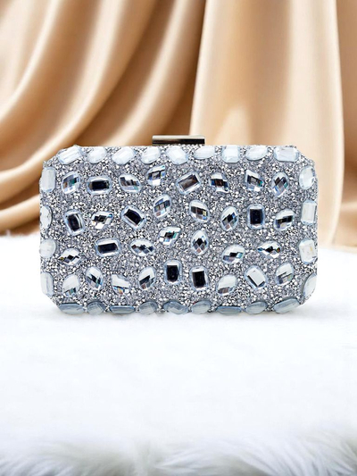 Royalfashion Women's Envelope Bag Crystal Glam