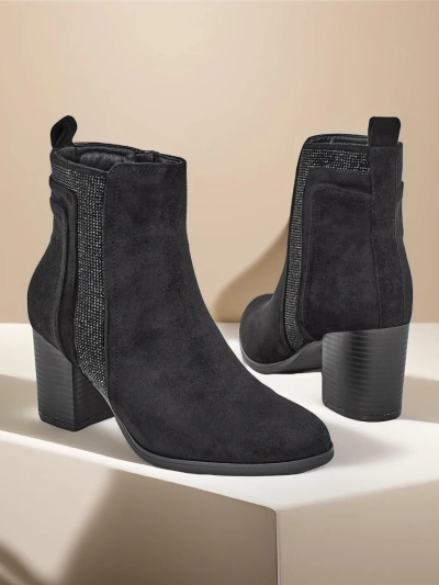Royalfashion Women's heeled ankle boots Venotto