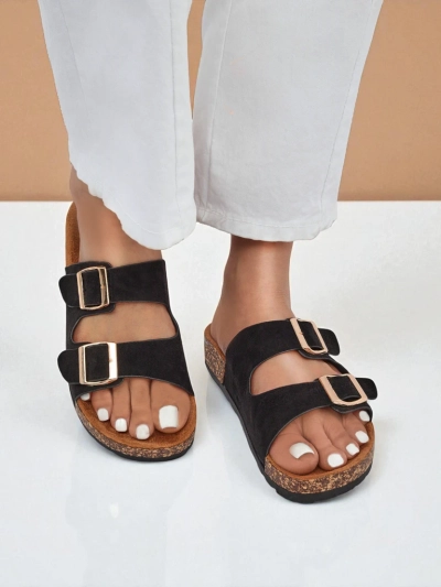 Naiste plätud Letitia mustad, seemisnahast, madal konts, Itaalia disain