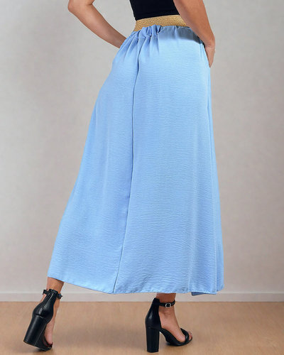 Royalfashion Women's midi skirt with belt