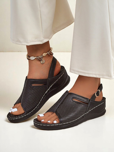 Royalfashion Naiste madala kiilkontsaga sandaalid Mira