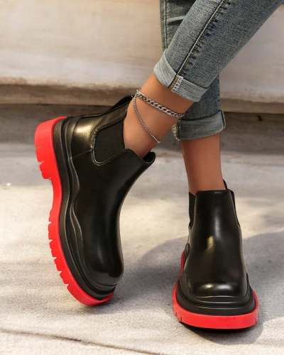 Royalfashion Women's slip-on boots Derri